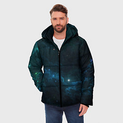 Куртка зимняя мужская Космическая туча, цвет: 3D-светло-серый — фото 2