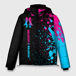 Куртка зимняя мужская Hunter x Hunter - neon gradient: по-вертикали, цвет: 3D-черный