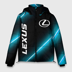 Куртка зимняя мужская Lexus неоновые лампы, цвет: 3D-черный