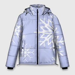 Мужская зимняя куртка Снежинок узоры