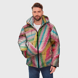 Куртка зимняя мужская Мармеладная лента, цвет: 3D-красный — фото 2