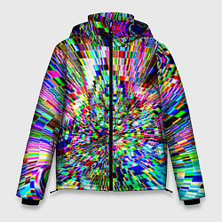 Куртка зимняя мужская Acid pixels, цвет: 3D-красный
