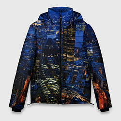 Куртка зимняя мужская Лондон сити, цвет: 3D-красный