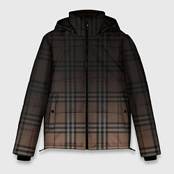 Куртка зимняя мужская Tartan gradient, цвет: 3D-черный