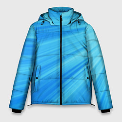 Куртка зимняя мужская Бирюзовые солнечные лучи, цвет: 3D-светло-серый