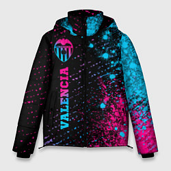 Куртка зимняя мужская Valencia - neon gradient: по-вертикали, цвет: 3D-черный