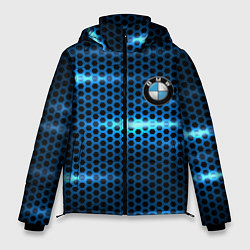Куртка зимняя мужская BMW texture, цвет: 3D-светло-серый