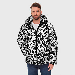 Куртка зимняя мужская Камуфляж Cowskin мелкий, цвет: 3D-светло-серый — фото 2