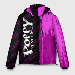 Куртка зимняя мужская Poppy Playtime pro gaming: по-вертикали, цвет: 3D-черный