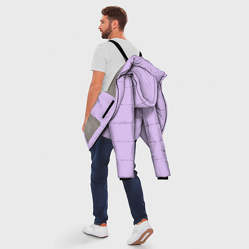 Мужская зимняя куртка Цифровая лаванда 2023 / 3D-Светло-серый – фото 5