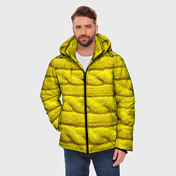 Куртка зимняя мужская Жёлтый свитер - Осень-Зима 2028, цвет: 3D-светло-серый — фото 2