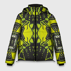 Куртка зимняя мужская Расплывчатый узор, цвет: 3D-светло-серый