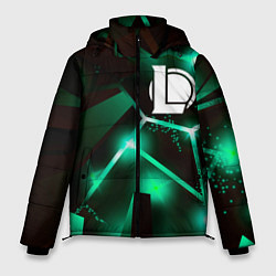 Куртка зимняя мужская League of Legends разлом плит, цвет: 3D-черный