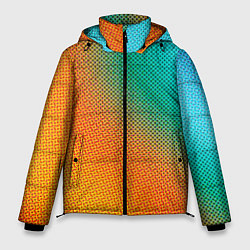 Куртка зимняя мужская Полутоновый градиент - текстура, цвет: 3D-светло-серый