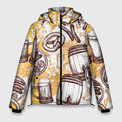 Куртка зимняя мужская Beer barrels, цвет: 3D-черный