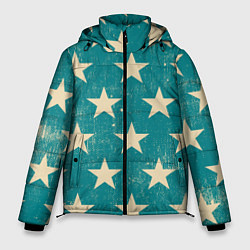 Куртка зимняя мужская Super stars, цвет: 3D-черный