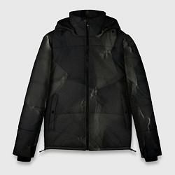 Куртка зимняя мужская Эффект мятой бумаги, цвет: 3D-светло-серый