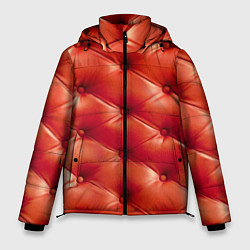 Куртка зимняя мужская Quilted furniture leather, цвет: 3D-черный