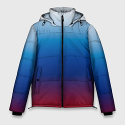 Куртка зимняя мужская Триколор Росии - градиент, цвет: 3D-черный