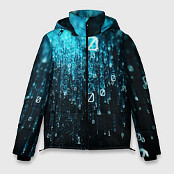 Куртка зимняя мужская Двоичный код, цвет: 3D-светло-серый