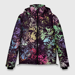 Куртка зимняя мужская Яркие краски, цвет: 3D-черный