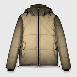 Куртка зимняя мужская Бежевый градиент, цвет: 3D-черный