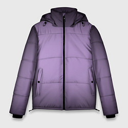 Куртка зимняя мужская Сиреневый градиент, цвет: 3D-черный