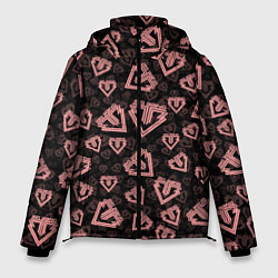 Куртка зимняя мужская Big bang pattern, цвет: 3D-светло-серый