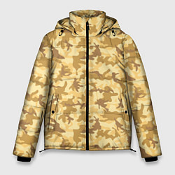 Куртка зимняя мужская Пустынный камуфляж, цвет: 3D-черный