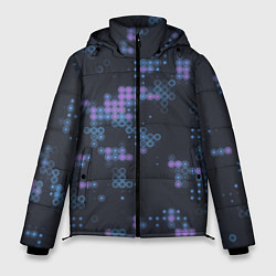 Куртка зимняя мужская Текстурная мозайка, цвет: 3D-светло-серый