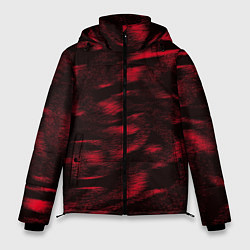 Куртка зимняя мужская Абстракт красного, цвет: 3D-красный