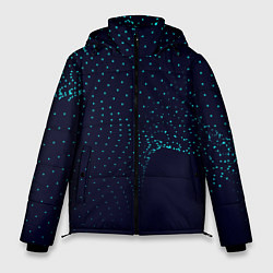 Куртка зимняя мужская Плавающие точки, цвет: 3D-светло-серый