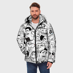 Куртка зимняя мужская Сборник мемов, цвет: 3D-черный — фото 2