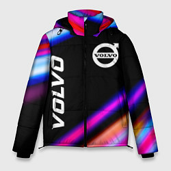 Куртка зимняя мужская Volvo speed lights, цвет: 3D-черный