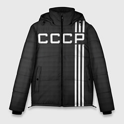 Куртка зимняя мужская СССР карбон, цвет: 3D-красный