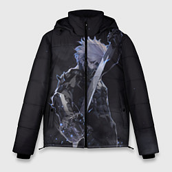 Куртка зимняя мужская Metal Gear Rising - В дыму, цвет: 3D-красный