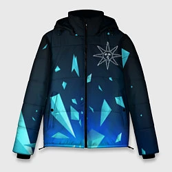 Куртка зимняя мужская Dark Souls взрыв частиц, цвет: 3D-черный