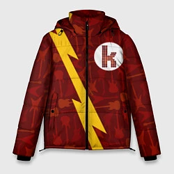 Куртка зимняя мужская The Killers гитары и молния, цвет: 3D-черный