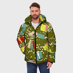 Куртка зимняя мужская Подарки и сувениры, цвет: 3D-красный — фото 2