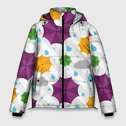 Куртка зимняя мужская Дождик, цвет: 3D-светло-серый