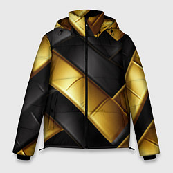Куртка зимняя мужская Gold black luxury, цвет: 3D-черный