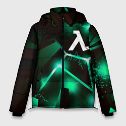 Куртка зимняя мужская Half-Life разлом плит, цвет: 3D-черный