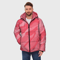 Куртка зимняя мужская Pink military, цвет: 3D-черный — фото 2
