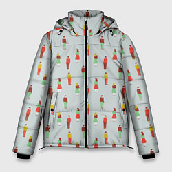 Куртка зимняя мужская People, цвет: 3D-красный