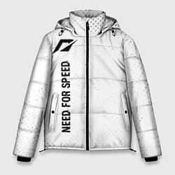 Куртка зимняя мужская Need for Speed glitch на светлом фоне: по-вертикал, цвет: 3D-черный