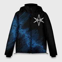 Куртка зимняя мужская Bring Me the Horizon звуковая волна, цвет: 3D-черный