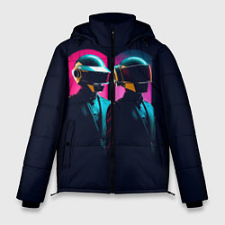 Куртка зимняя мужская Daft Punk - One more time, цвет: 3D-светло-серый
