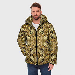 Куртка зимняя мужская Золотая кольчуга, цвет: 3D-черный — фото 2