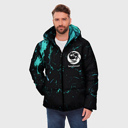 Куртка зимняя мужская Beastcoast абстракт, цвет: 3D-светло-серый — фото 2