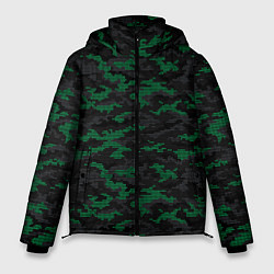 Мужская зимняя куртка Точечный камуфляжный узор Spot camouflage pattern